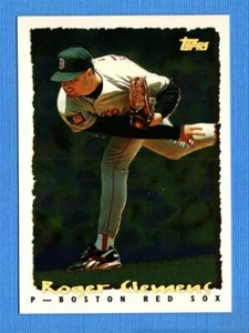 1995 Topps Cyberstats #192 Roger Clemens Red Sox - Imagen 1 de 1