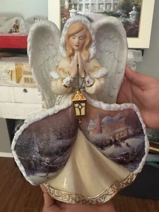 Thomas Kinkade "Winter Blessings Angel" - Picture 1 of 2