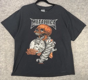 Metallica Shirt Men's XL Black Vintage Graphic Band Tee Madly in Anger - Picture 1 of 7