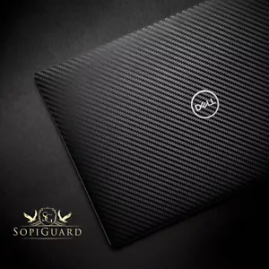 SopiGuard 3M Avery Carbon Fiber Sticker Skin Wrap for 2019 Dell XPS 15 (7590)