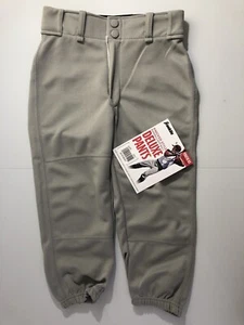Franklin Deluxe Youth X-Small (XS) Baseball Softball Pants - Brand New Grey Gray - Picture 1 of 3