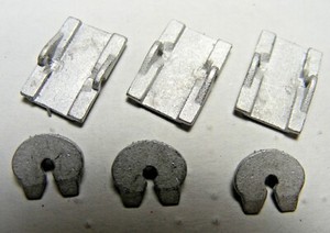 2 Sets 1/48 Scale Truck Headlights By Don Mills Models – Chrome, Vintage