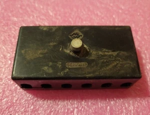 Used Early Pre-1960 VW Volkswagen Type II? Style Fuse Box w/ 6 Fuses - Picture 1 of 3