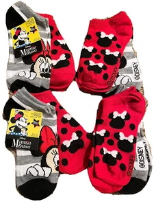 8 pair of Minnie Mouse Socks Children's Size 2 Styles Shoe Size 10-4 3T-5T - Picture 1 of 3