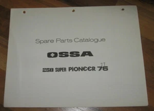 OSSA Factory Spare Parts Catalog/Manual_SUPER PIONEER 250_1976_1977 ?_OEM_Enduro - Picture 1 of 1