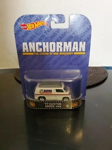 Hot Wheels Anchorman '77 Custom Dodge Van - KVWN San Diego - NEW. - Picture 1 of 4