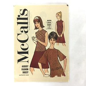 Vintage McCall's August Fashion Digest and Fabric News 1966 Polly’s Fabric Shop - Picture 1 of 7