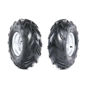 2p 16x8x7 16x8- 7" Wheel Rim Tyre 3 Stud 78mm Quad Go Kart ATV Buggy 125cc 110cc - Picture 1 of 7