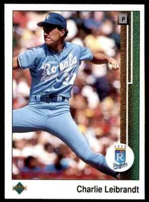 1989 Upper Deck Charlie Leibrandt Kansas City Royals #637 - Image 1 of 2