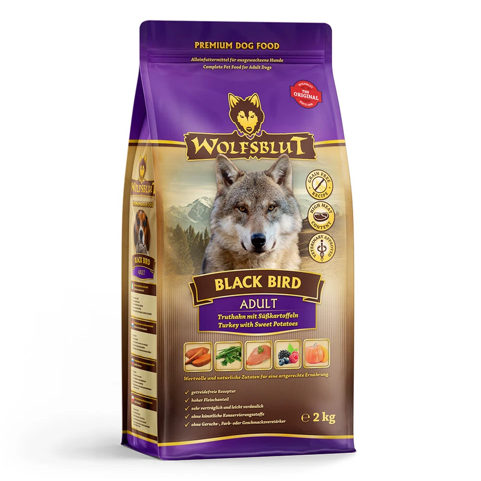 Wolfsblut - Black Bird Adult - 2 kg - Hundefutter - Bild 1 von 4