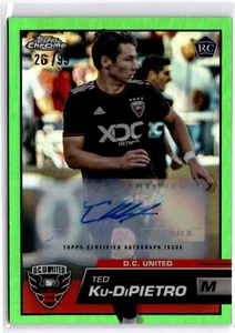 2023 Topps Chrome MLS Green Refractor Auto (Complete Your Set) /99 - Picture 1 of 21