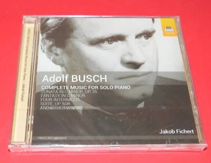 Adolf Busch -- Complete Music for Solo Piano   -- CD / Klassik / Sealed - Bild 1 von 2