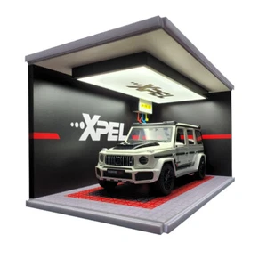 1:18/24 Diorama Car Garage Model LED Lighting Parking Lot Scene Display Models - Picture 1 of 30