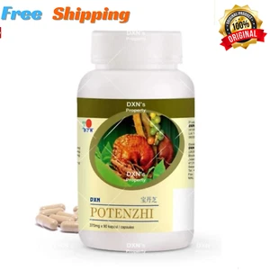 DXN 90 Capsules Potenzhi Organic Eurycoma Ganoderma Supplement Herb Extracts - Picture 1 of 3