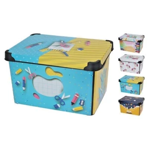 Storage Box For Home Kids Toy Box Assorted Print Patterns 720g - Picture 1 of 9
