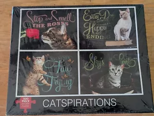 Puzzle Catspirations 500 pezzi, nuovo mai aperto - Foto 1 di 1