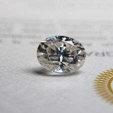 Loose Moissanite Diamond Stone Oval Cut D Color Gemstones GRA Certificate