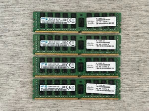 Samsung 128GB (4x32GB) DDR4 ECC 2Rx4 Server RAM Kit PC4-2133P UCS-MR-1X322RU-A - Picture 1 of 1