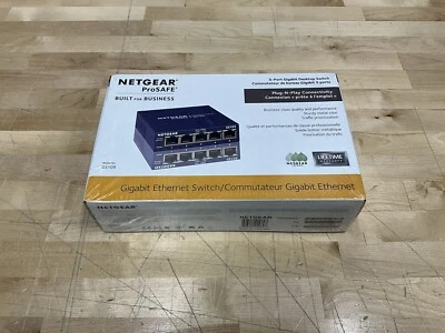 Netgear ProSAFE GS105 5-Port Gigabit Ethernet Unmanaged Switch Brand New in Box - Image 1 of 4