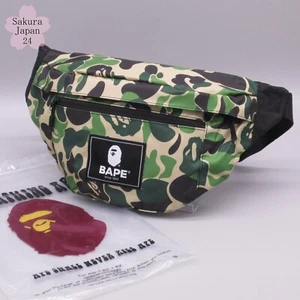 BAPE A Bathing Ape Sling Bag Crossbody Camo Green 2021 Spring Magazine Free Gift - Picture 1 of 13