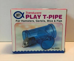 Unipet Play T Pipe Plastic Toy for Hamsters/Gerbils/Mice/Fish - Picture 1 of 2