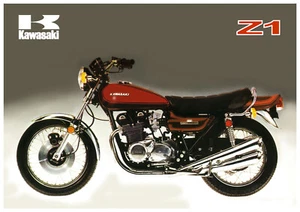 KAWASAKI Poster Z1 1972 1973 Suitable to Frame - Picture 1 of 1