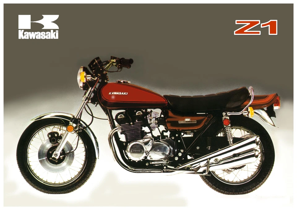 KAWASAKI Poster Z1 1972 1973 Suitable to Frame - image 1 of 1