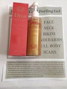 DIVA Skin Care 24K Gold Peeling Gel 200ML/ 6.8FL Enzyme Exfoliator free ship - Picture 1 of 4