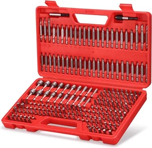 214 Piece Screwdriver Bit Set With Storage Box S2 Alloy Steel Quick Release - Picture 1 of 8
