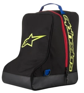 NUEVO BOLSO BOTAS ALPINESTARS NEGRO AZUL ENDURO LLEVAR VIAJE MOTOCROSS MX - Imagen 1 de 1