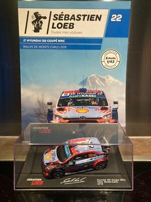 HYUNDAI I20 COUPE WRC LOEB RALLY MONTE CARLO 2019 + FASCICULE 1/43 ALTAYA - Photo 1/4