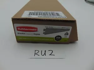 Rubbermaid 9" Supporti per mensole in nichel satinato doppio binario FG4C0402NCKL lotto di 16 confezioni - Foto 1 di 5