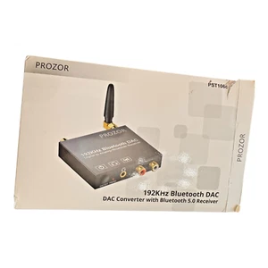 PROZOR Bluetooth 5.0 convertitore audio digitale ad analogico RCA adattatore DAC 3,5mm - Foto 1 di 2