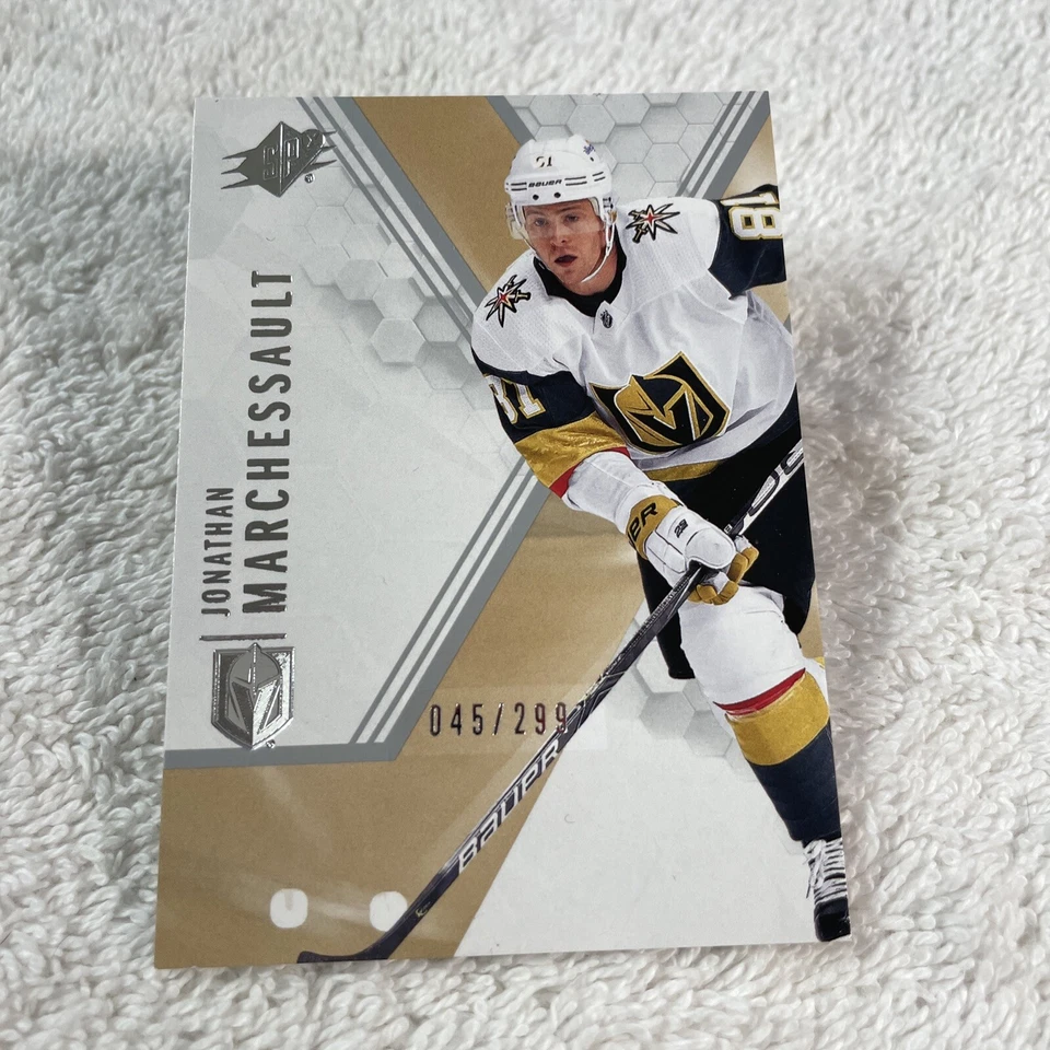2021-22 Upper Deck SPx Jonathan Marchessault Parallel 45/299 #81 Golden Knights - Image 1 of 2