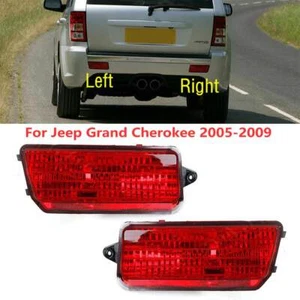 Rear Fog Lamp Red Reflector Cover Fits Jeep Grand Cherokee 2009 2005-2008 - Picture 1 of 8