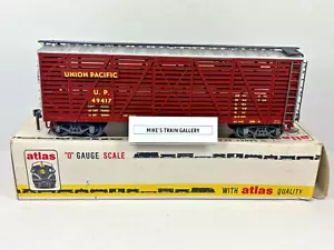 Vintage Atlas 2-Rail "O" Scale #6224 Union Pacific 40' Stock Car #49417 in Box - Picture 1 of 24