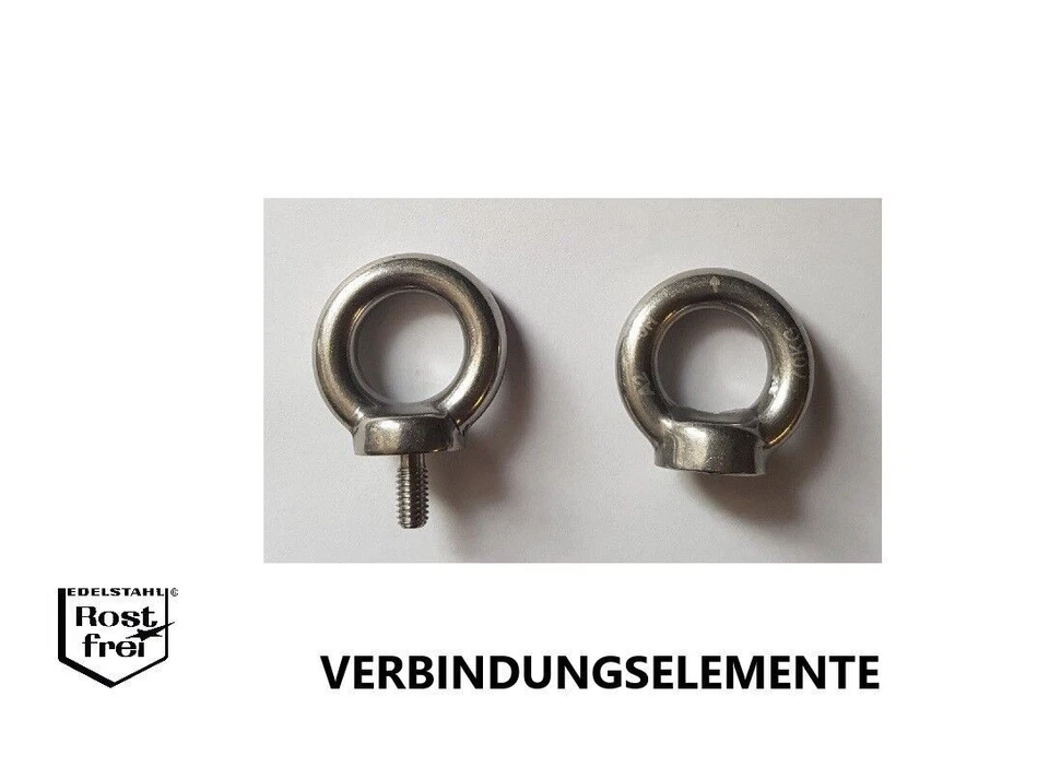 Ringschraube DIN 580 Ringmutter DIN 582 EDELSTAHL GESCHMIEDET  - Bild 1 von 1