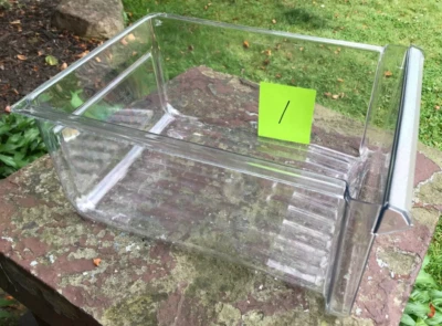 Cubierta de sartén para verduras GE cajón para refrigerador 197D5342P001 modelo GTH17DBDDRBB Foto 1 de 4