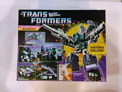 Transformers G1 SIXSHOT Reissue Encore KO NIB - Image 1 of 2