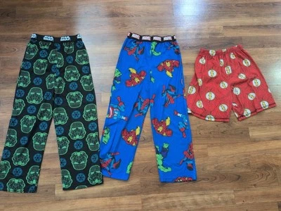 Pantalones de pijama Spiderman Marvel y StarWars para niños talla M (6/8) Super Hero Flash Hulk Foto 1 de 4