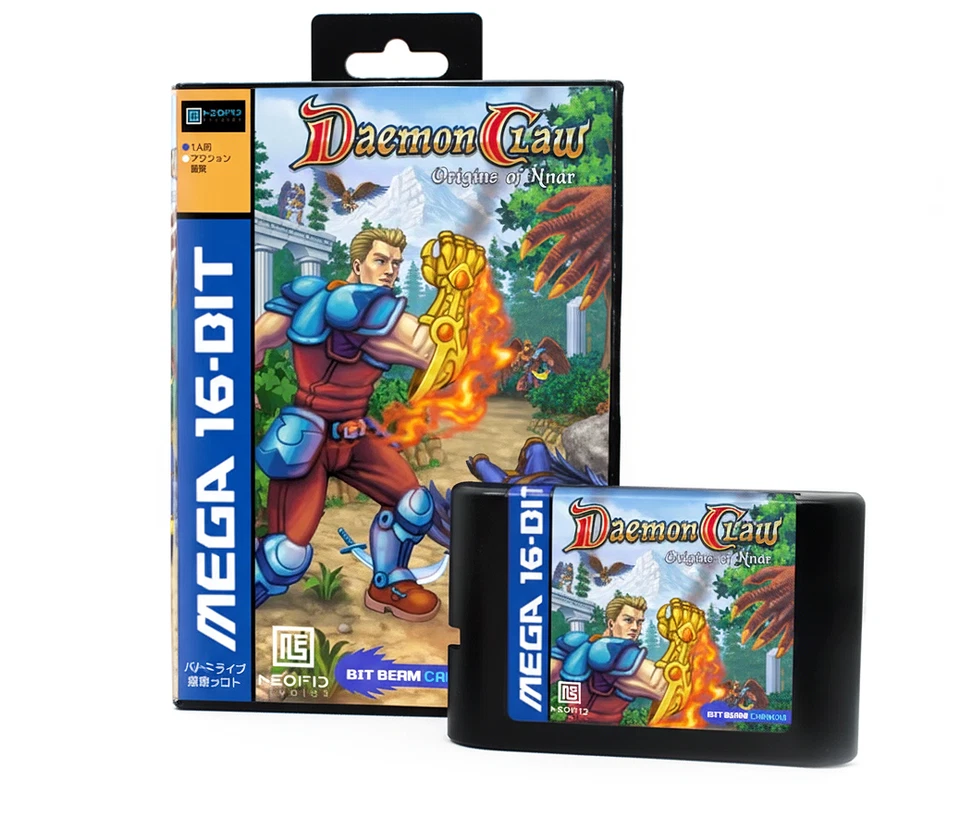 DaemonClaw Kickstarter - Sega Mega Drive/Genesis Game for 2025 *New & Sealed* - Image 1 of 4