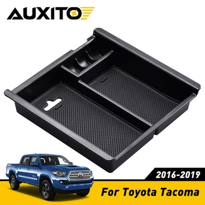 Organizador de caja de almacenamiento central consola auto auto auto auto para Toyota Tacoma 2017-2019 Foto 1 de 4
