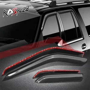 Window Visors Sun Rain Deflector for Ford Expedition Lincoln Navigator 1997-2017 - Picture 1 of 7