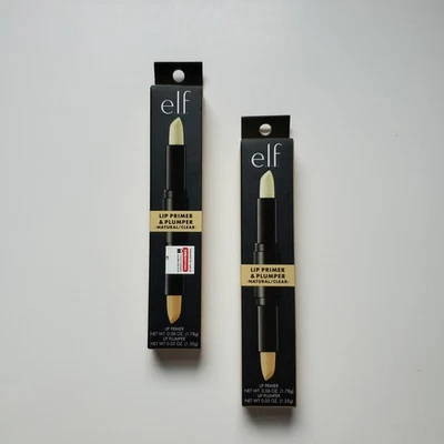 Lote de 2 e.l.f. Imprimador y relleno de labios Cosmetics 82101 natural/claro elfo  Foto 1 de 4
