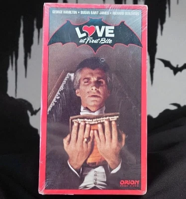 Love at First Bite (VHS 1993) Vampire Horror 1979 Movie Classic  - Image 1 of 4