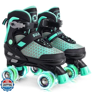 SULIFEEL Patines para Niñas Niños Niños, 4 Tallas Ajustables Qua - Imagen 1 de 5