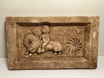 Sao Tiago Caballero Évora de Alcobaca Portugal Bajorrelieve Muro - Saúl Wallin Firmado Foto 1 de 4