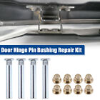 Door Hinge Pin Bushing Repair Kit Fit for Nissan Silver Tone Gold Tone 1 Set