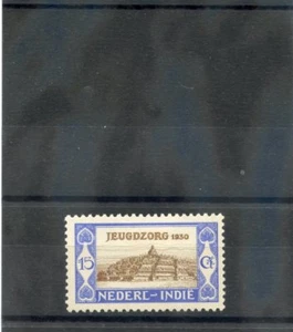 NIEDERLANDE INDIEN Sc B7 (MI 187)*F-VF LH 1931 15c BLAU, TOP WERT, 15 $ - Bild 1 von 1