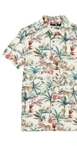 New Boys very Mini Me printed Short Sleeved Shirt 11 Years BNWT - Picture 1 of 3